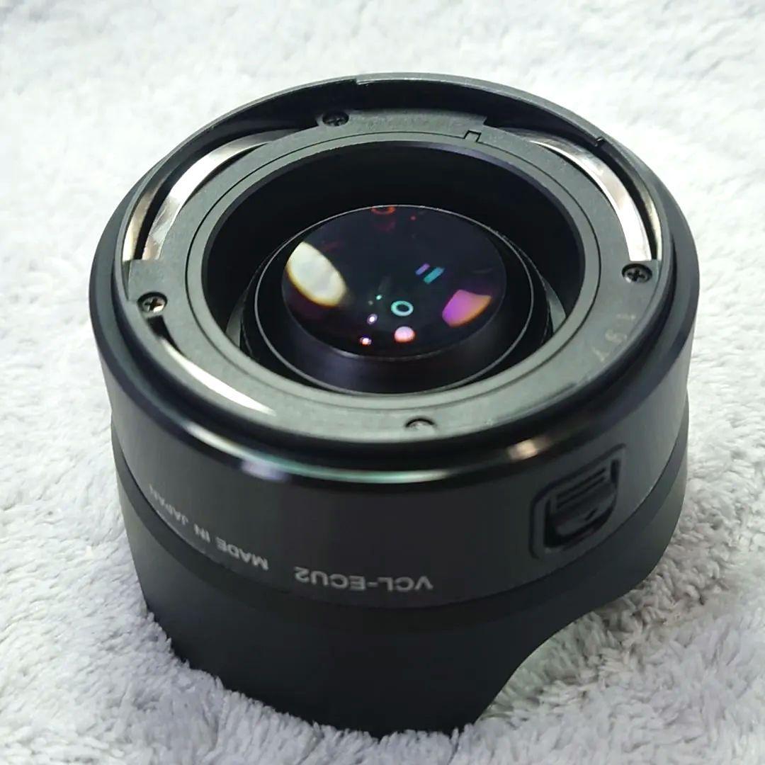 ♥SONY パンケーキレンズSEL16F28とワイドコンバーターVCL-ECU2