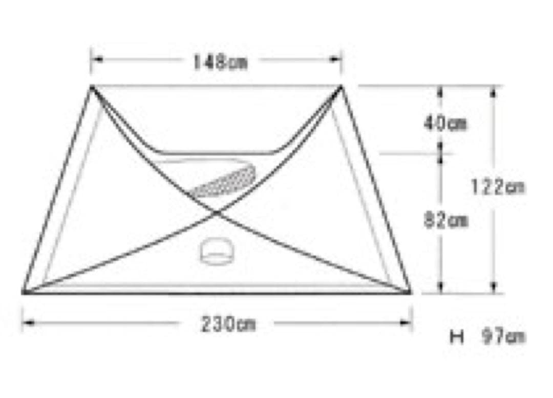 オニドーム１　アンダーシート付き　アライテント