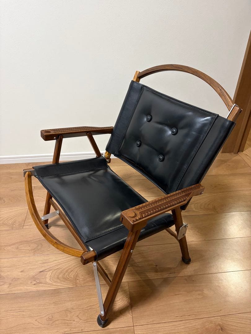 フルカスタム カーミットチェア ウォールナット レザーシート ヒジワル