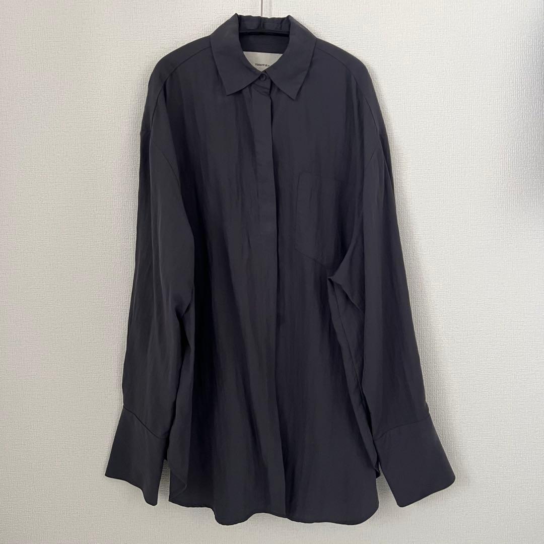 TODAYFUL Sliky Pocket Shirts シルキーポケットシャツ