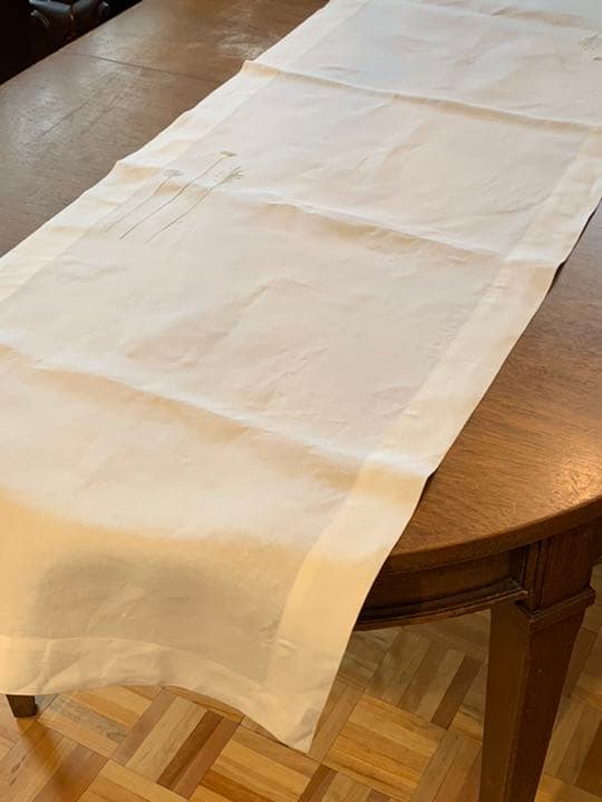 リネンテーブルランナー＆ナフキン３枚セット