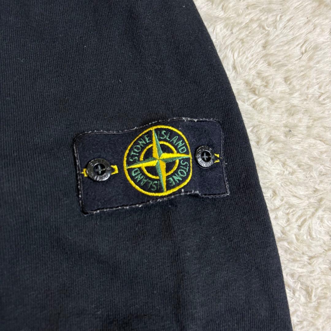 23SS STONE  トレーナー ブラック XL