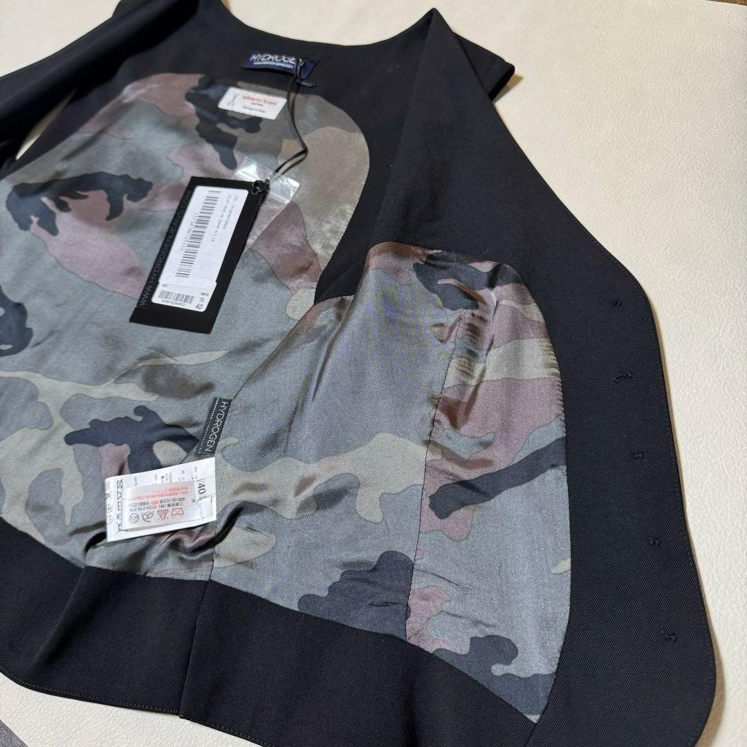 【新品未使用】HYDROGEN ベスト　ブラック