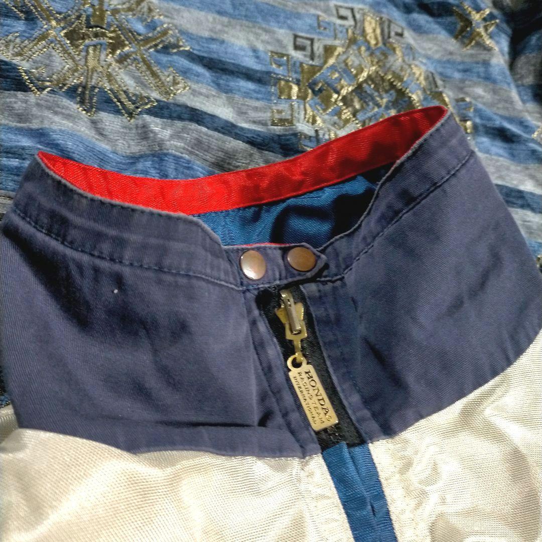 激レア ヴィンテージ ホンダ リバーシブル ジャンパー ブルゾン 袖ロゴ L