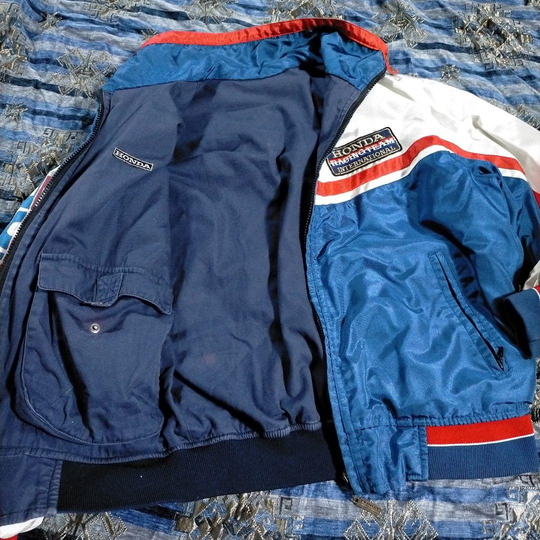 激レア ヴィンテージ ホンダ リバーシブル ジャンパー ブルゾン 袖ロゴ L