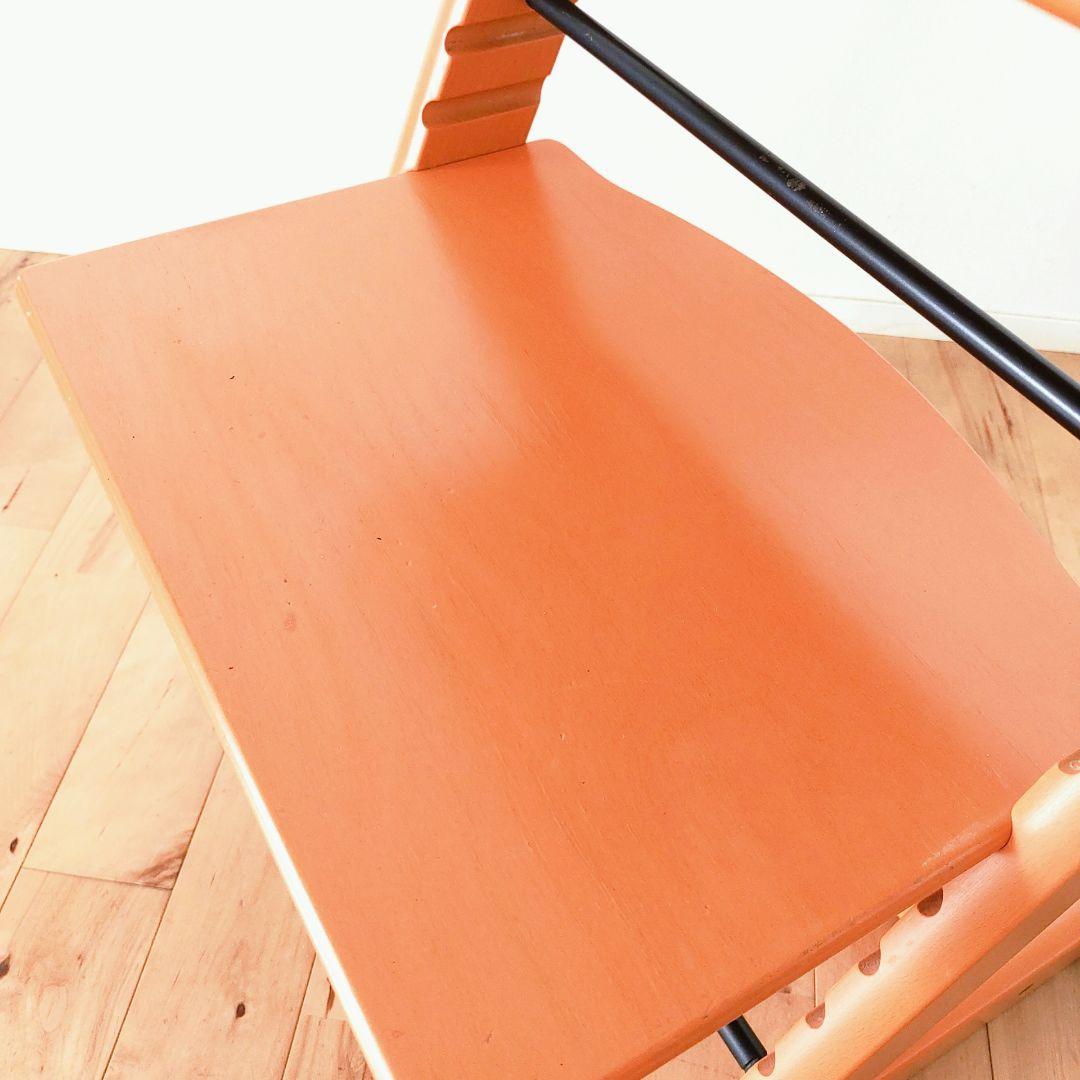 【希少】美品　現行モデル　STOKKE　トリップトラップ　シリアル4　テラコッタ