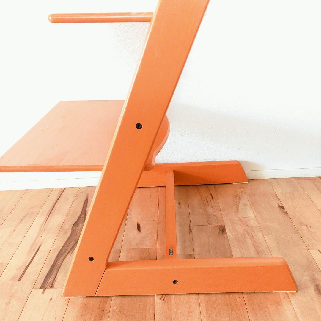 【希少】美品　現行モデル　STOKKE　トリップトラップ　シリアル4　テラコッタ