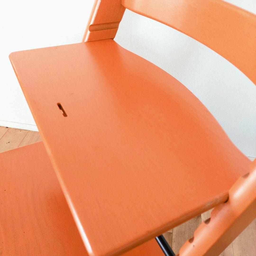 【希少】美品　現行モデル　STOKKE　トリップトラップ　シリアル4　テラコッタ