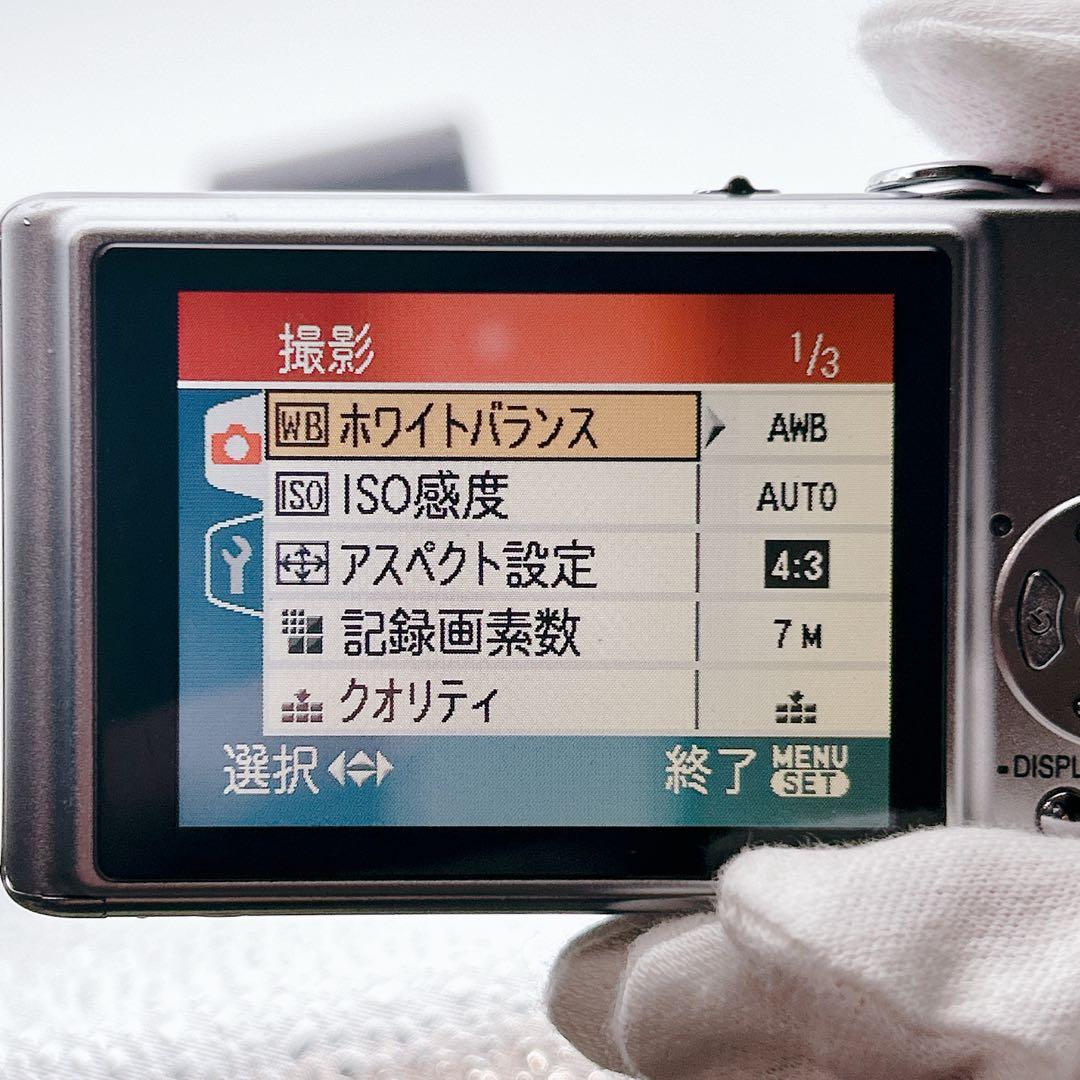 【動作確認済み】パナソニック LUMIX DMC-FX30 オールドコンデジ