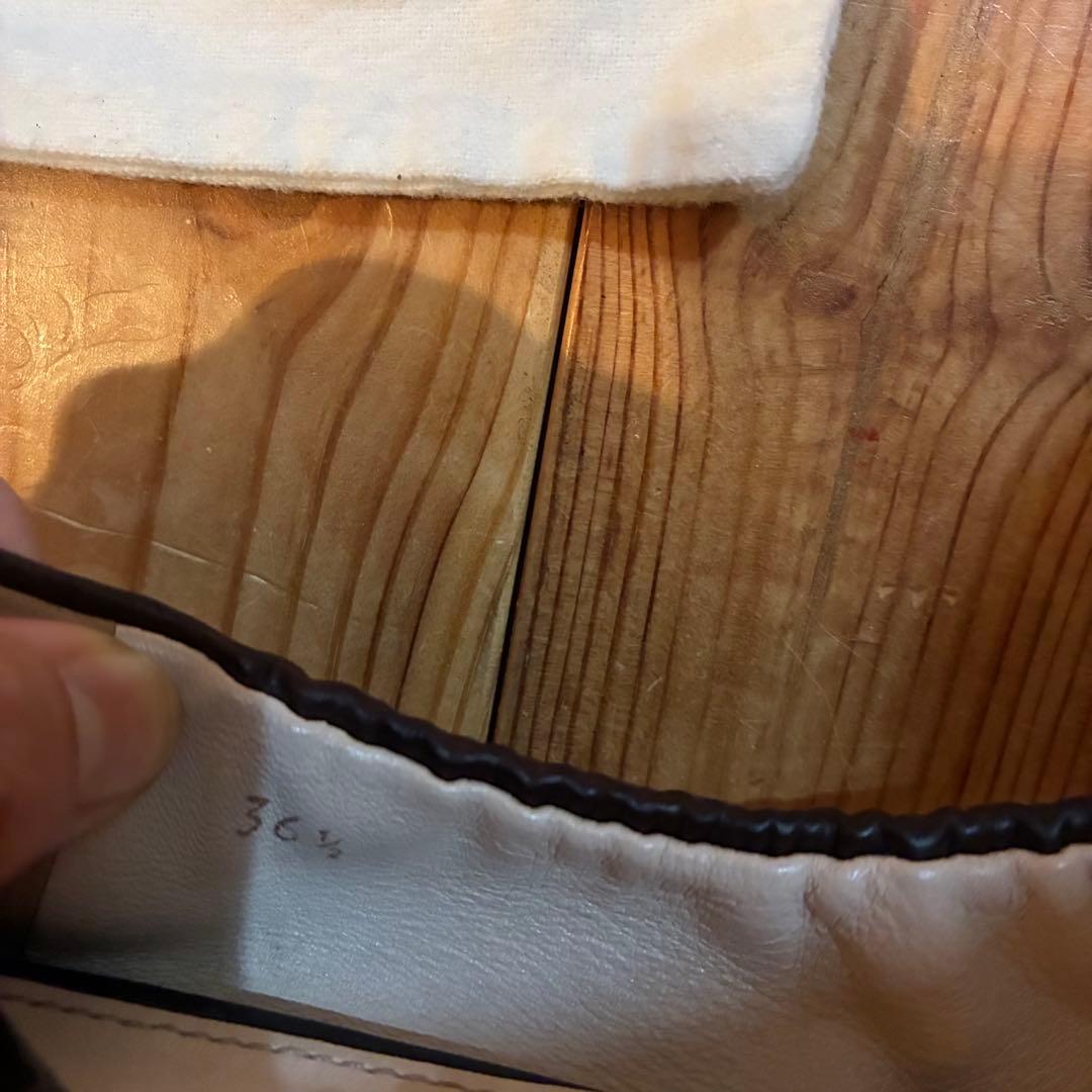 PRADA ブラック フラットシューズ　36 1/2