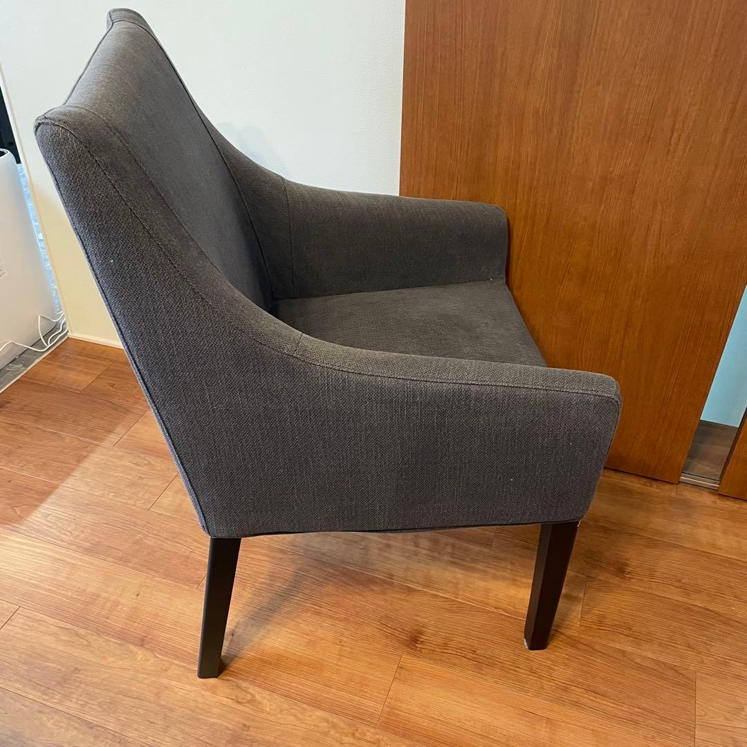 IKEA グレー 布製 ダイニングチェア