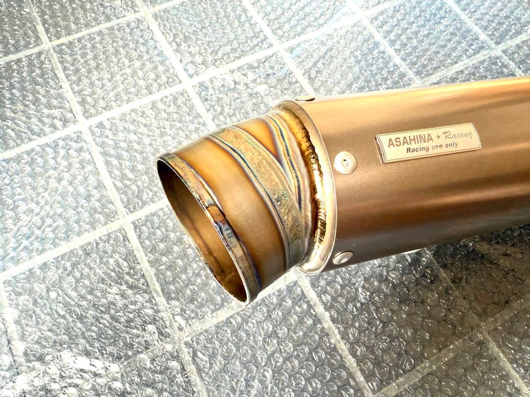 【ユ】 アサヒナレーシング GPフォーミュラー チタン サイレンサー