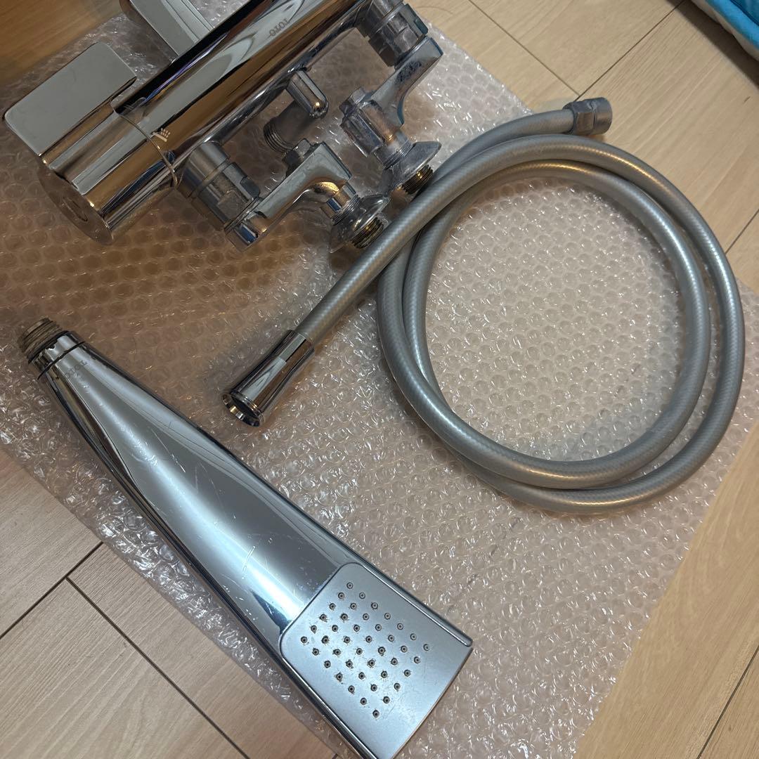 TOTO サーモスタット混合水栓 TBV03445J1 シャワーヘッドホース付き