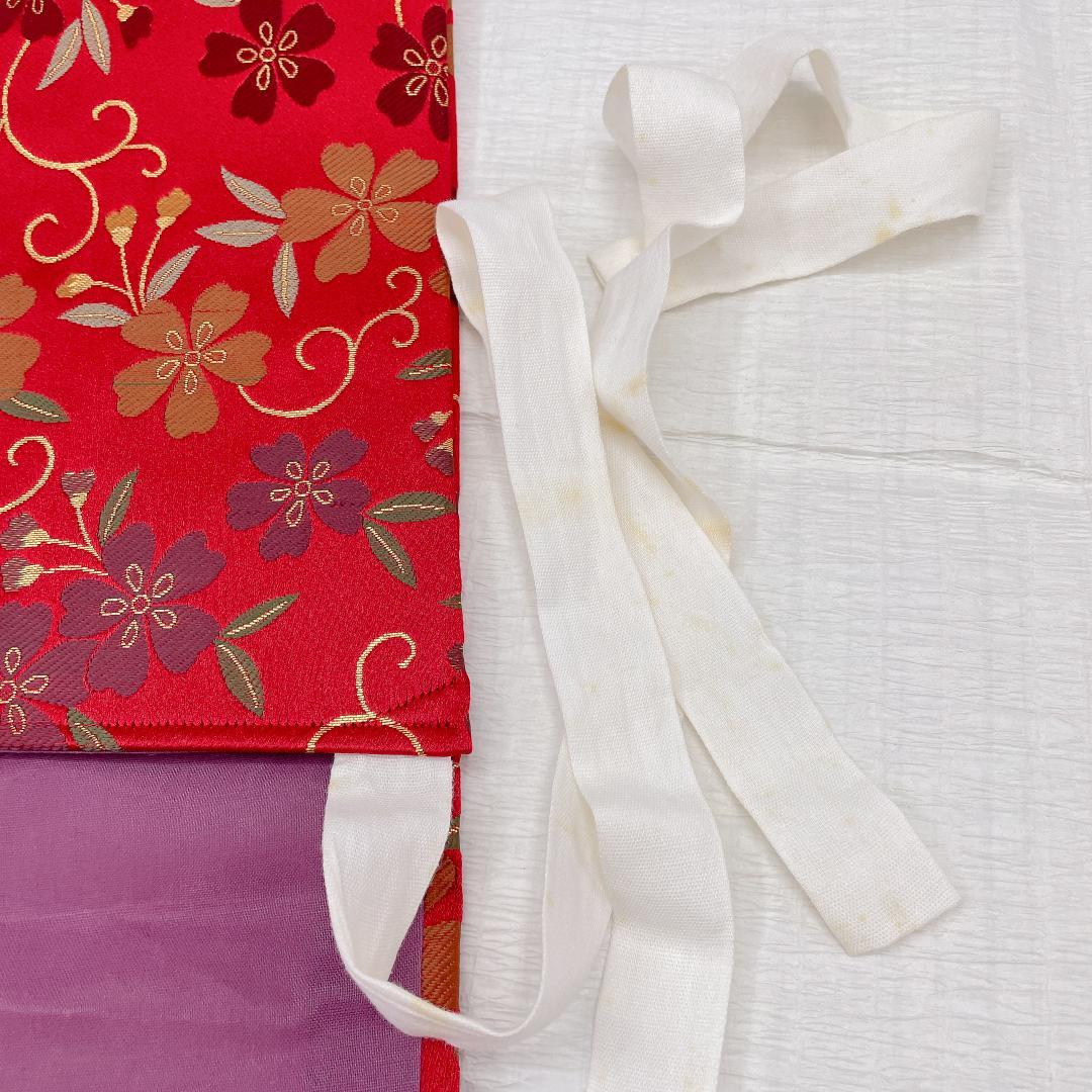 Ｙ★3429★ 女の子 七五三 飾り帯 はこせこセット 女児 帯 巾着袋