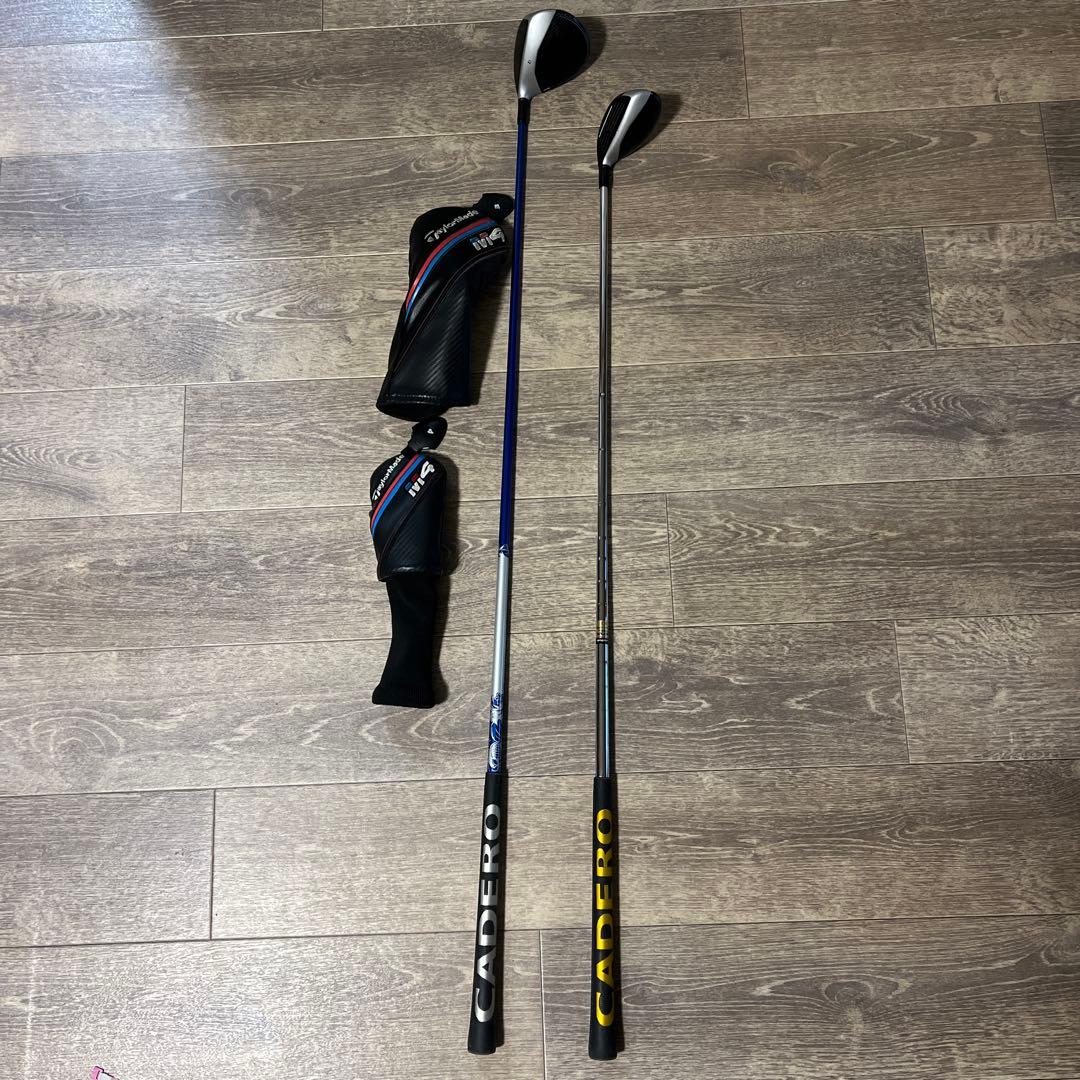 テーラーメイド M4 セット（3W 15° & 4UT 22°）カデロ装着