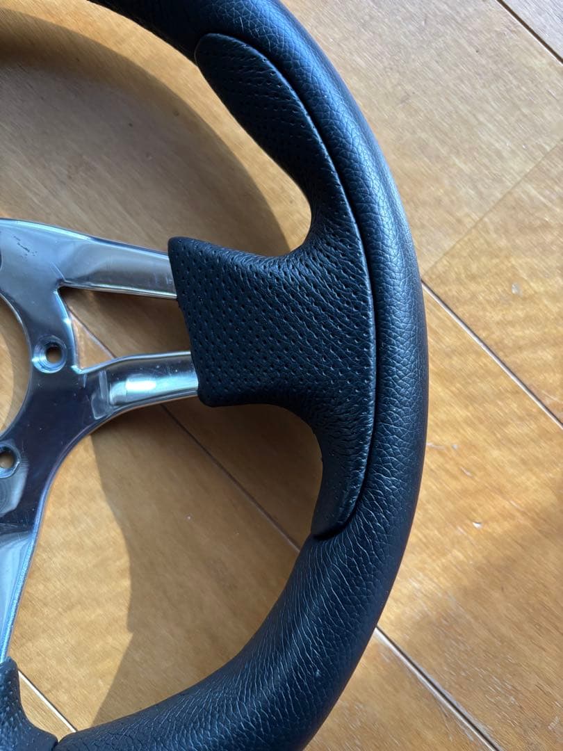 7no8•*¨*•.¸♬︎ NARDI ステアリングブラックパンチングレザー