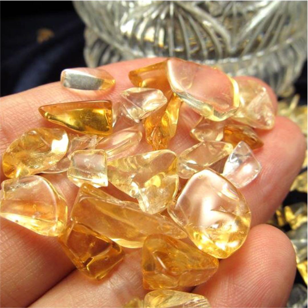 ★特選ご奉仕★幸運の石【300g『黄水晶』シトリンクォーツさざれ石】❤️