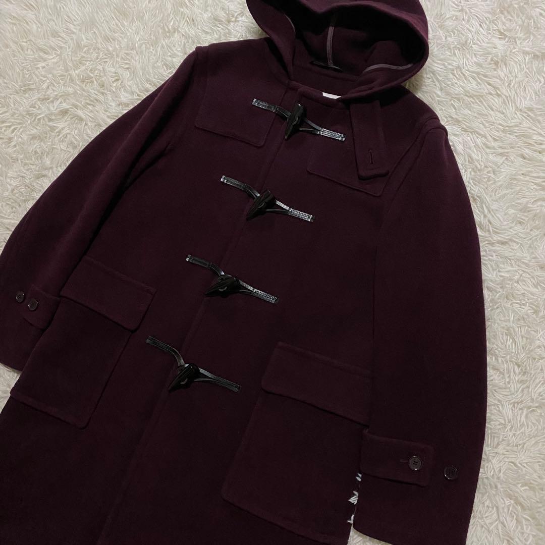 【美品】マッキントッシュ　希少カラー　ダッフルコート　M　パープル　ロング