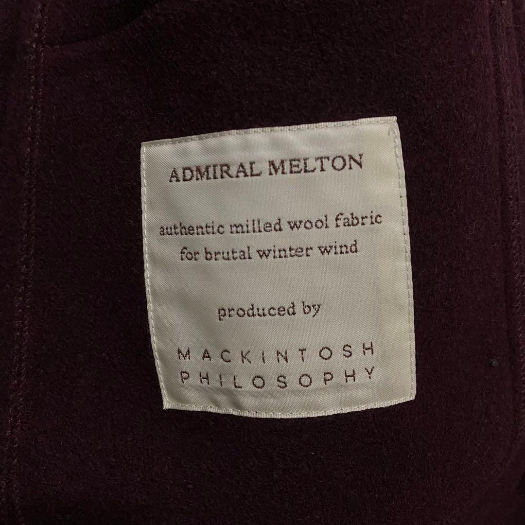 【美品】マッキントッシュ　希少カラー　ダッフルコート　M　パープル　ロング