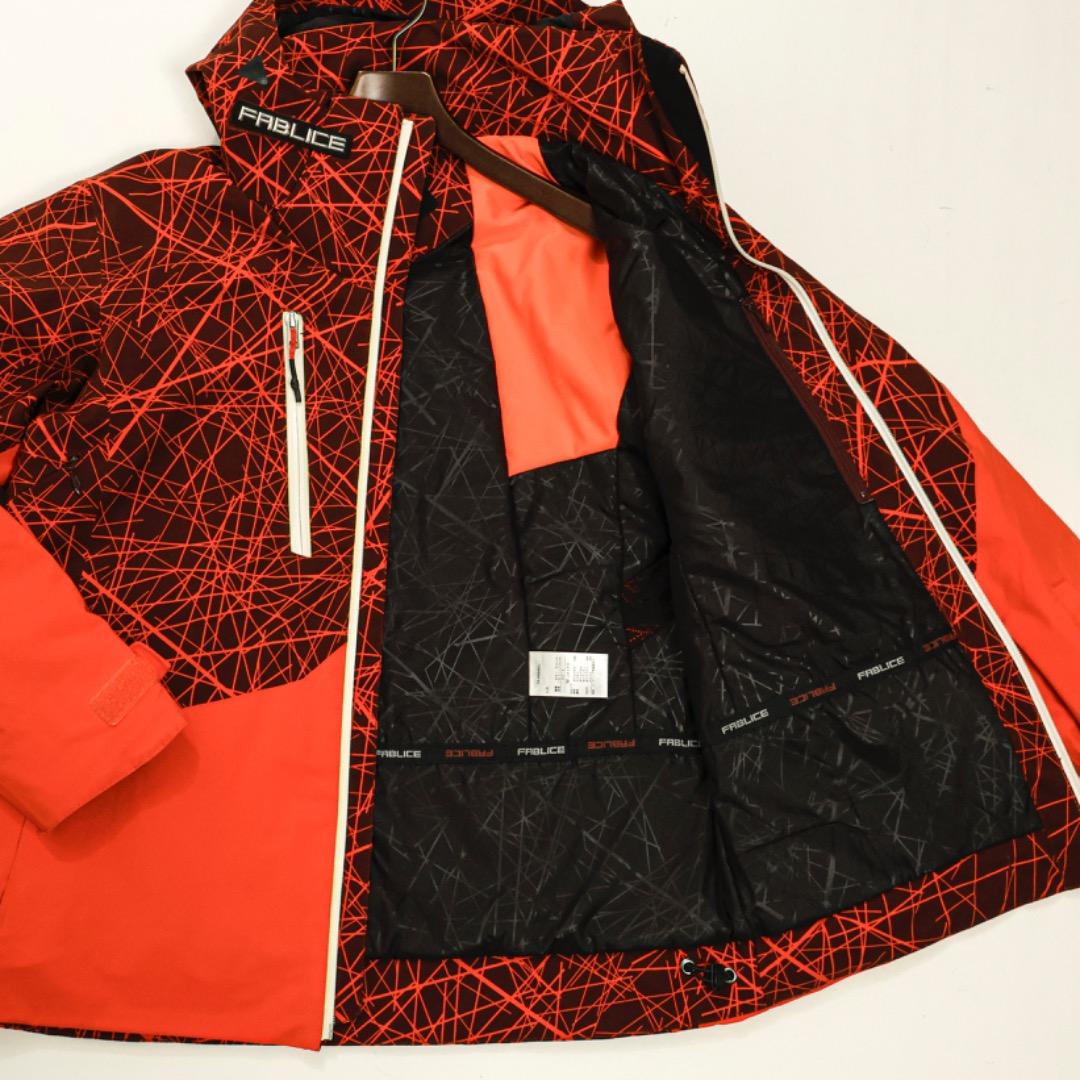 H3791-10◾️ファブリス　スノースキーウェア　スクラッチ柄セットアップ
