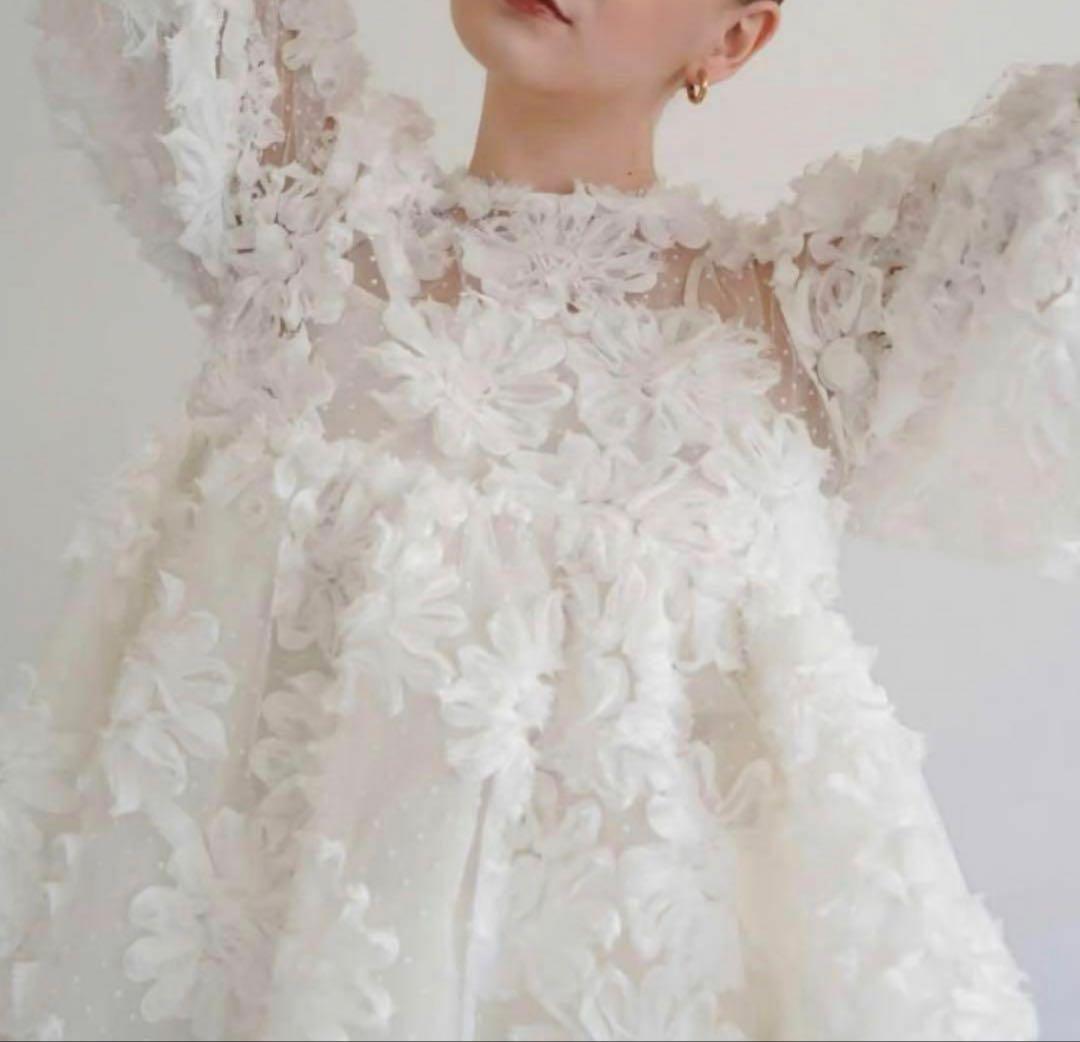 トップス Acka. flower peplum blouse