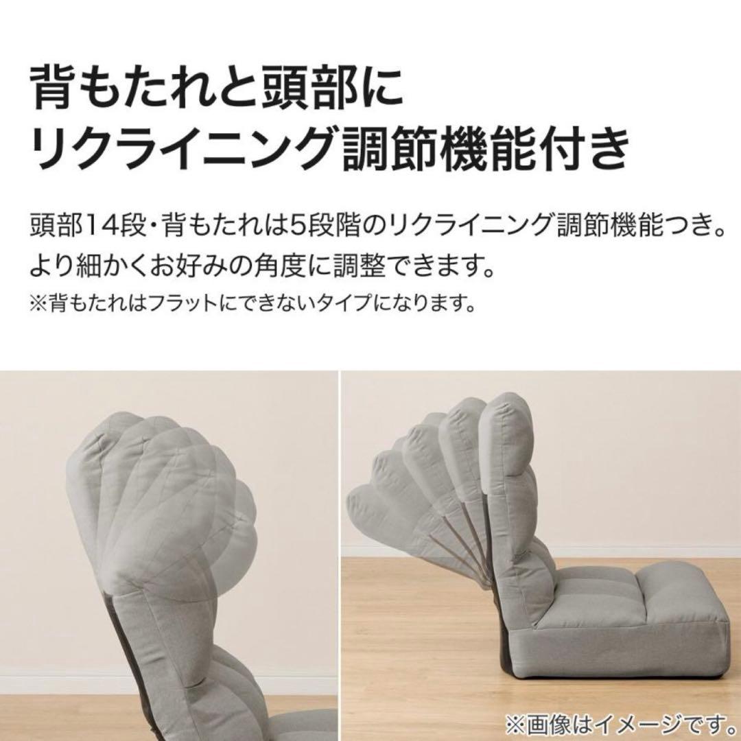 ニトリ つながるハイバックポケットコイル座椅子 ロダトール GY 7811076