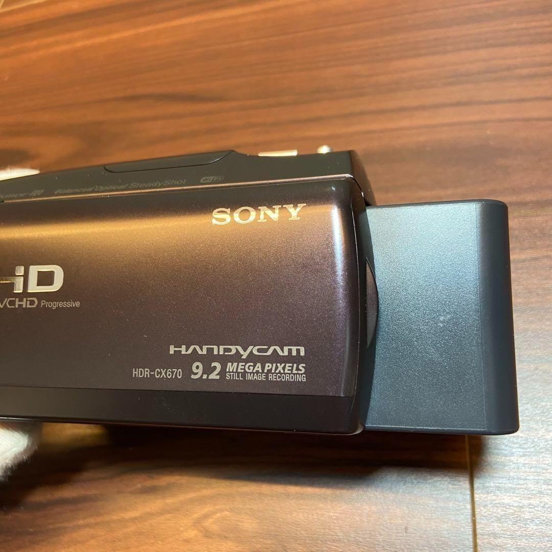 SONY HDR-CX670 ビデオカメラ 3066