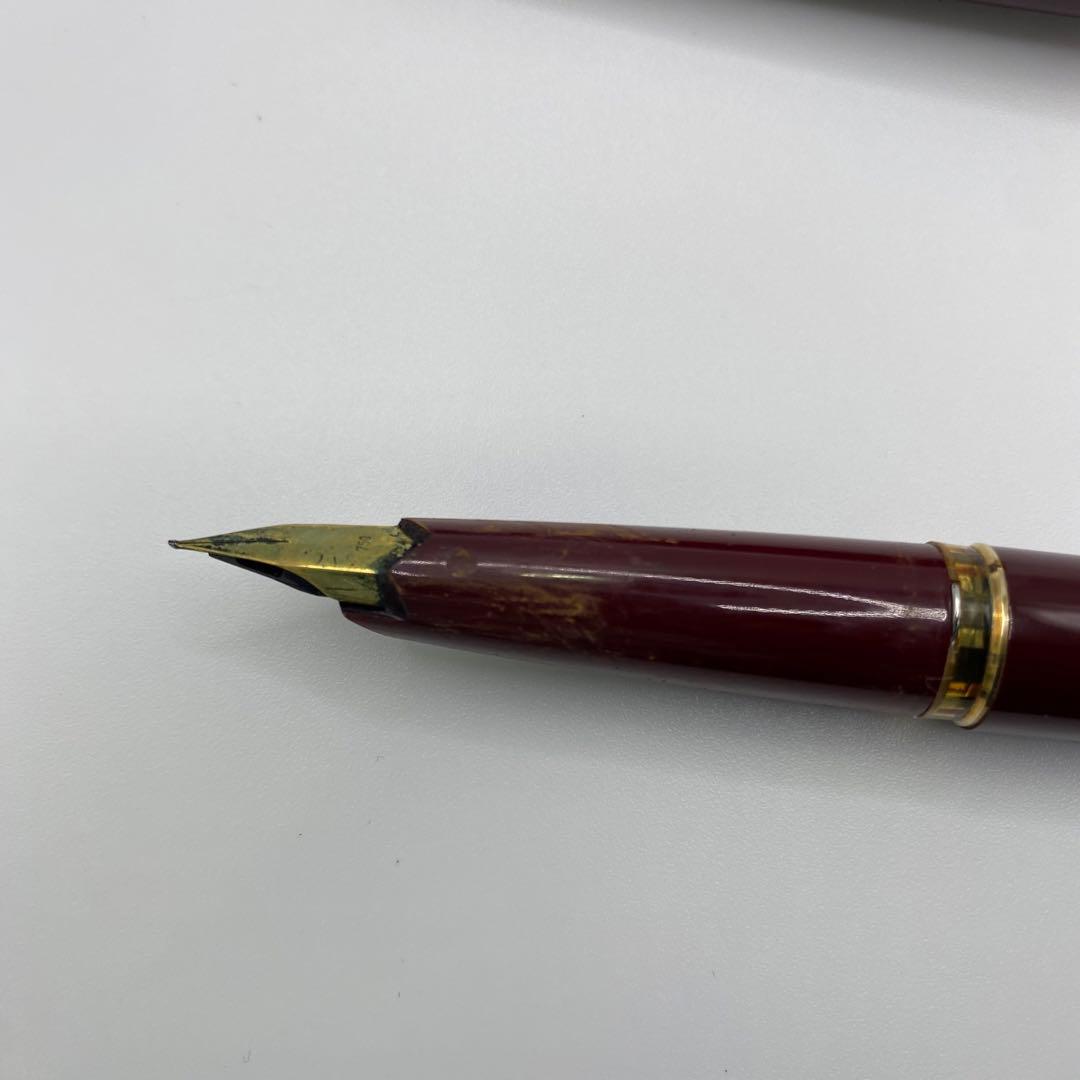 MONTBLANC モンブラン 万年筆 バーガンディ 18K/750