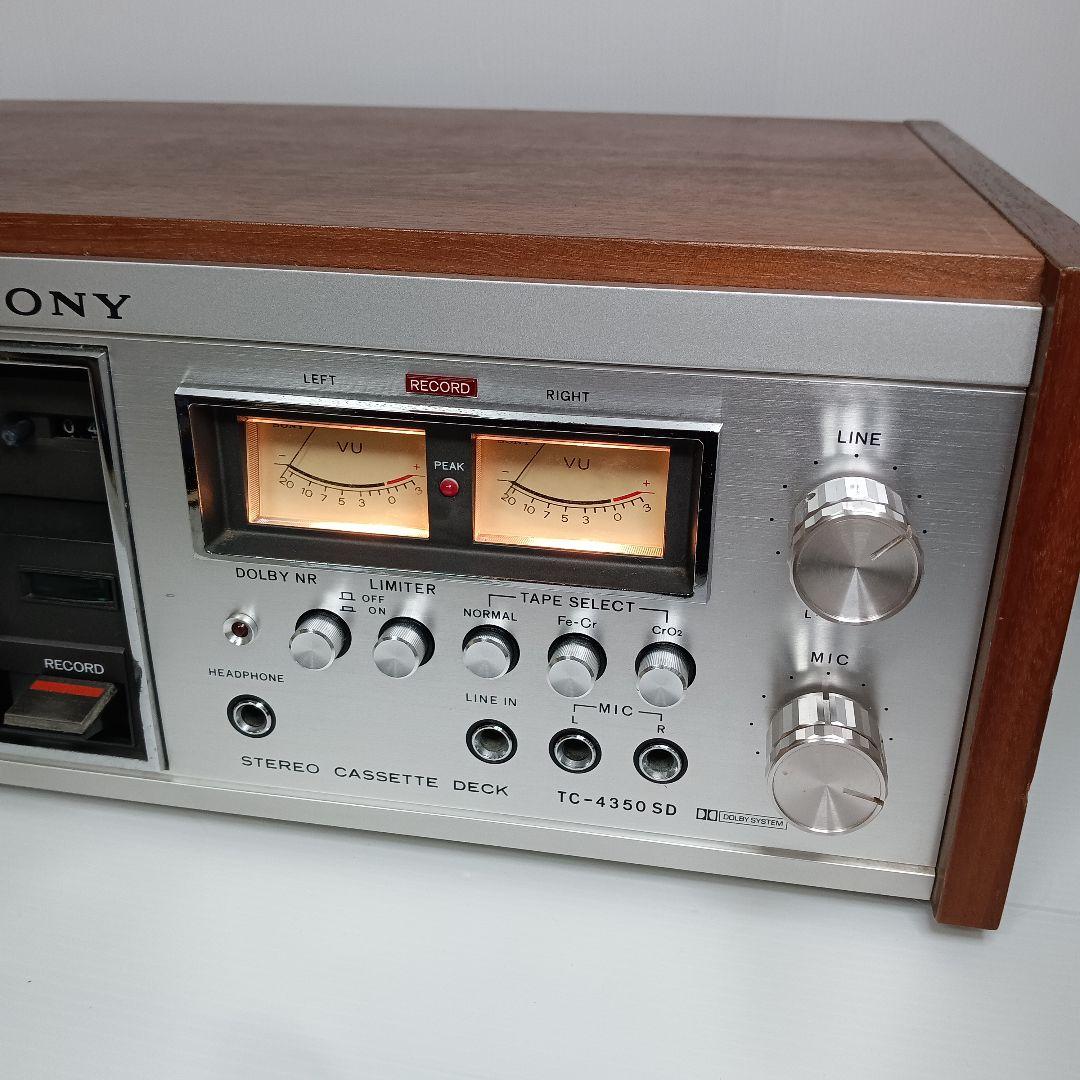希少 動作品 1974年 SONY ソニー TC-4350SD カセットデッキ