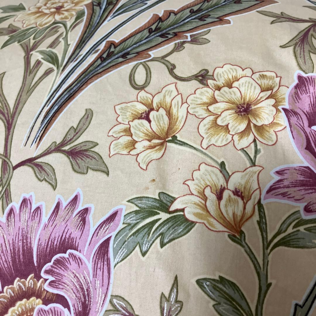 京都西川　Star Candle 花柄 羽毛布団　シングル