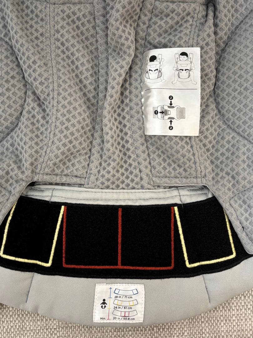 【美品】エルゴベビー オムニ ブリーズ　パールグレー　抱っこ紐