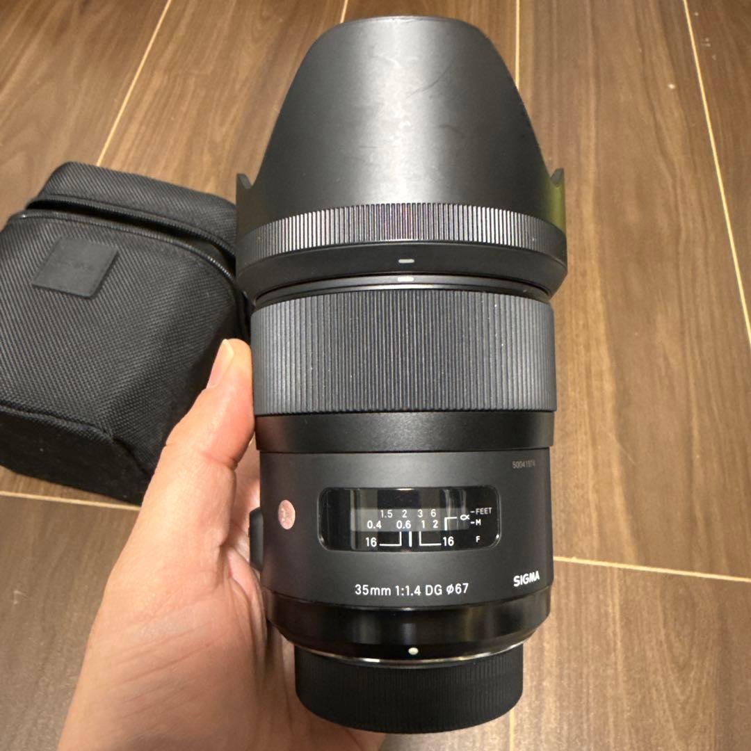 【週末値下】【美品】SIGMA Nikon Fマウント 35mm F1.4 DG