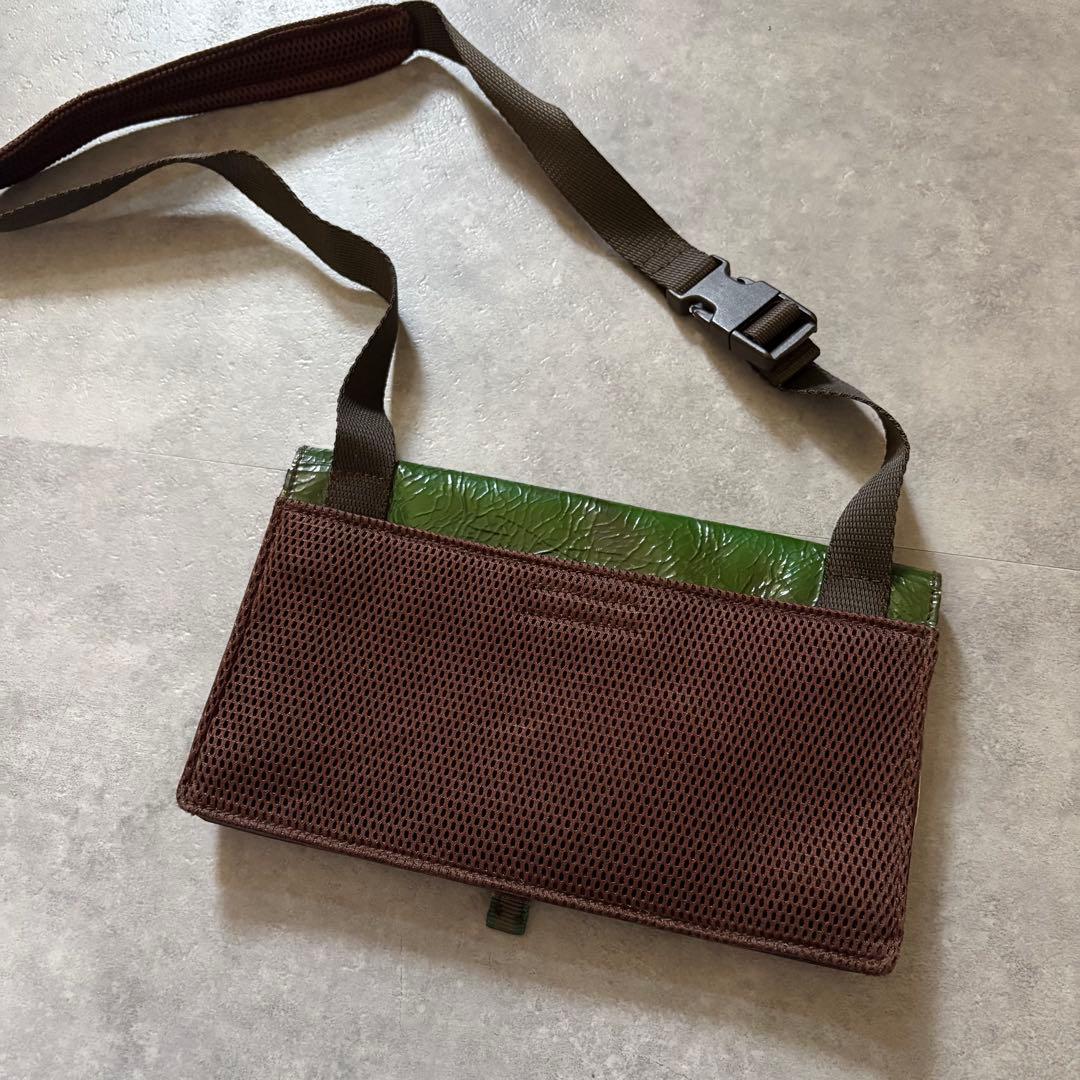 バッグ 00s miumiu archive enamel shoulder bag