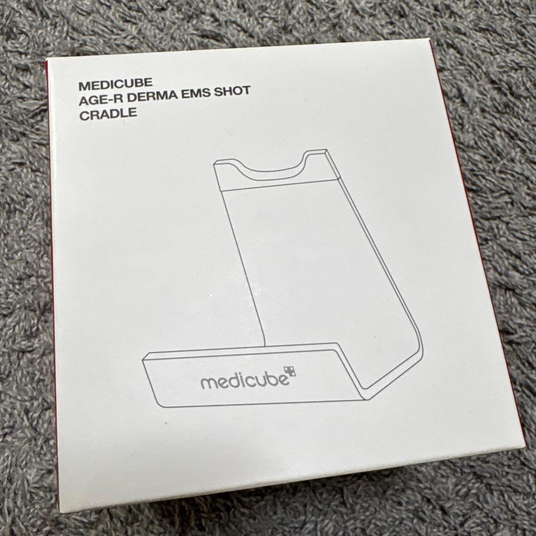 【美品】AGE-R DERMA EMS SHOT 美顔器、新品ジェル＋スタンド付