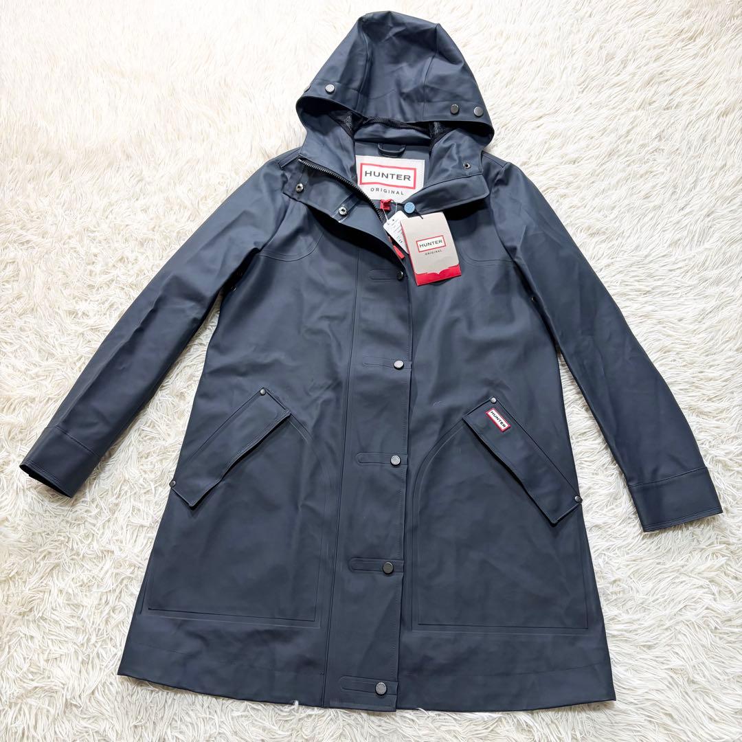 ✨未使用タグ付き✨ハンター　ラバーハンティングコート　レインコート　レインウェア