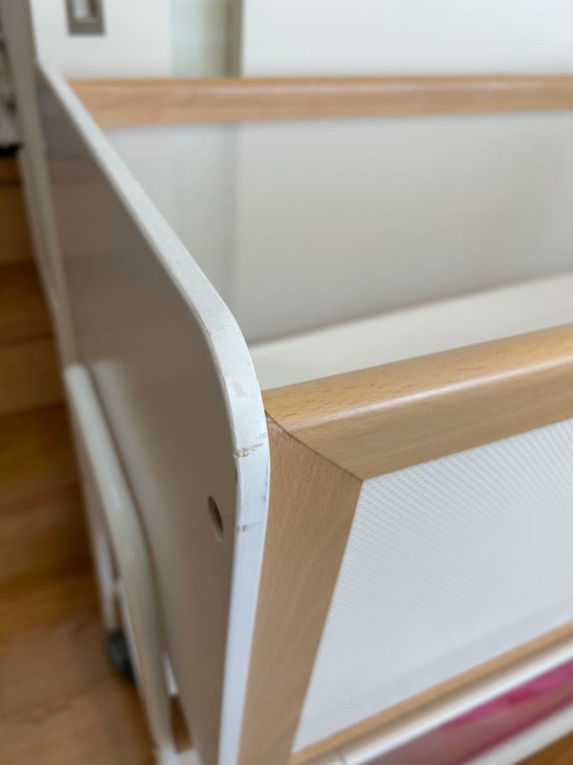 ワゴン2 ベビーベッド　リリワゴンⅡ 　ホワイトlili wagonヤマトヤ