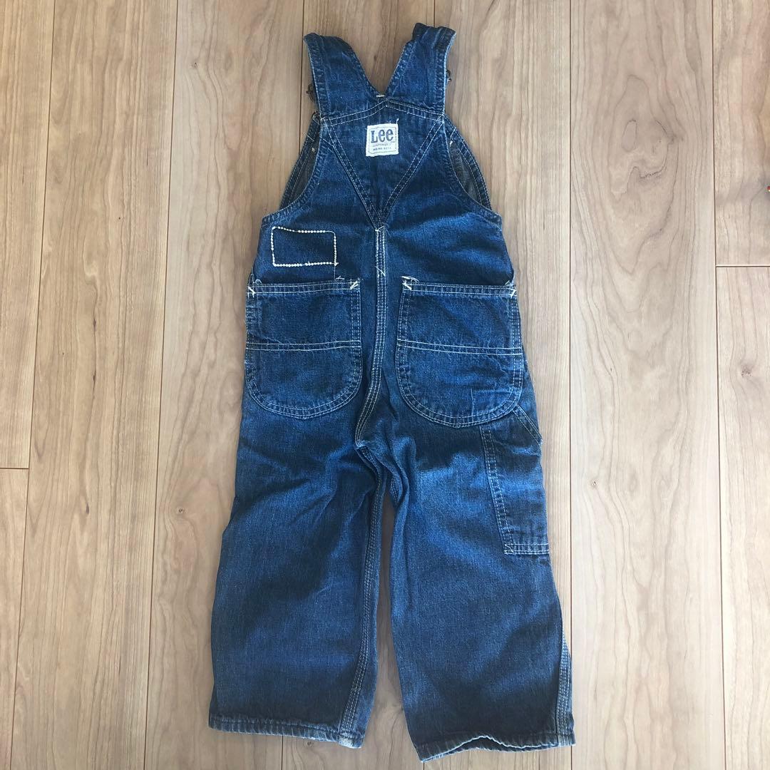 週末限定価格* 超Vintage ☆Lee デニムオーバーオール 100cm