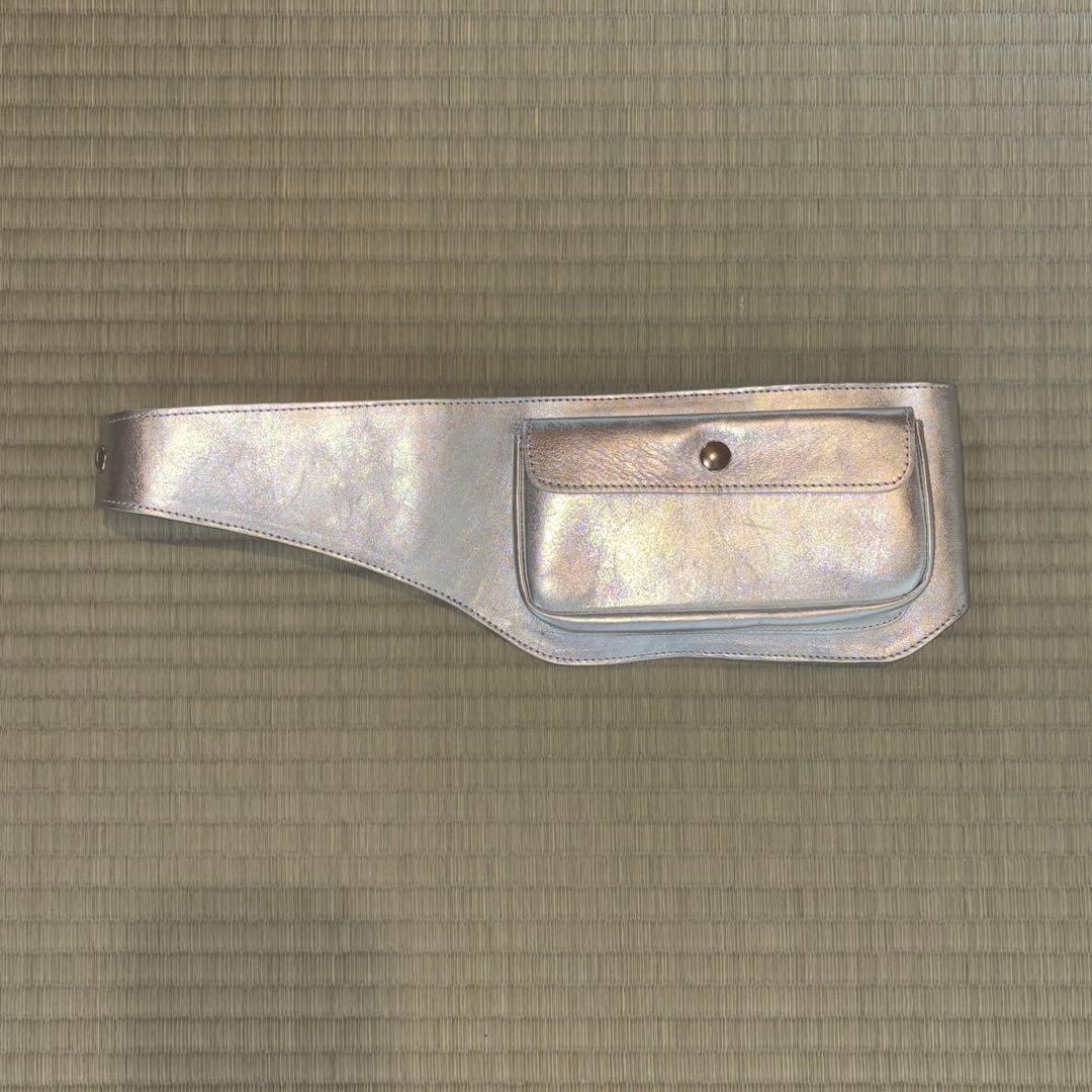 値下げ中gimaguas rino シルバーベルト／ウェストポーチ