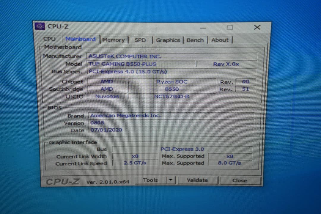ASUS TUF GAMING B550-PLUS マザーボード