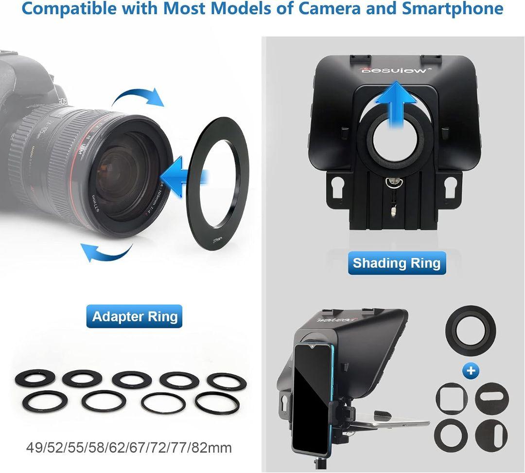 ⭐️1度使用のみ⭐️Desview T3 テレプロンプター スマホ＆タブレット用