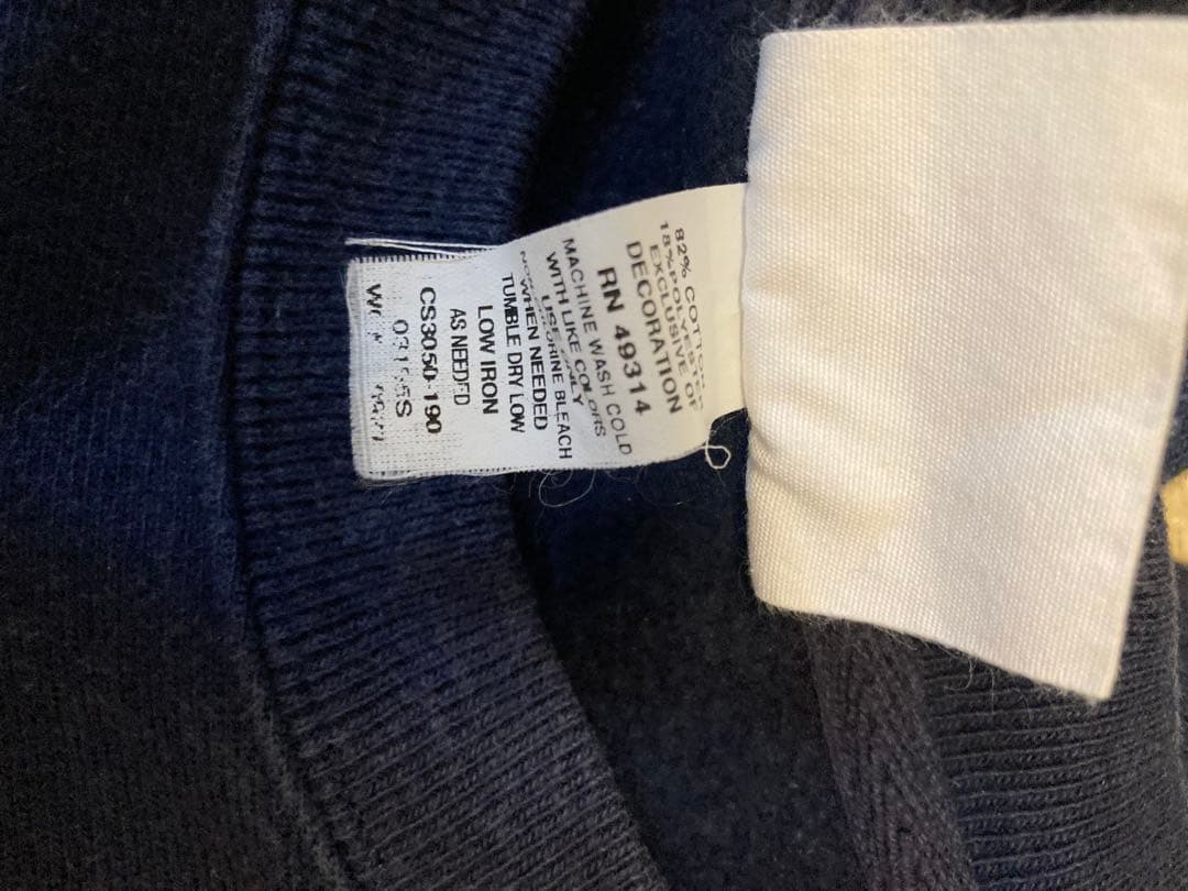 チャンピオン　リバースウィーブ　YALE ネイビー　REVERSEWEAVE