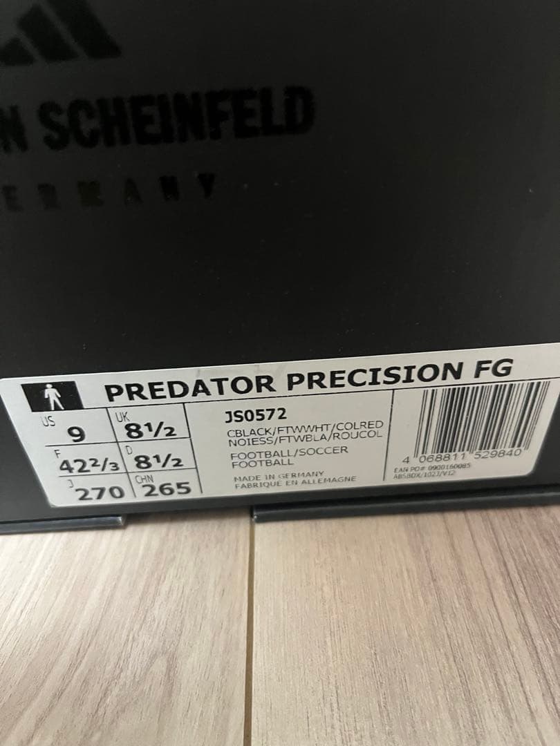 adidas PREDATOR PRECISION FG サイズ27.0