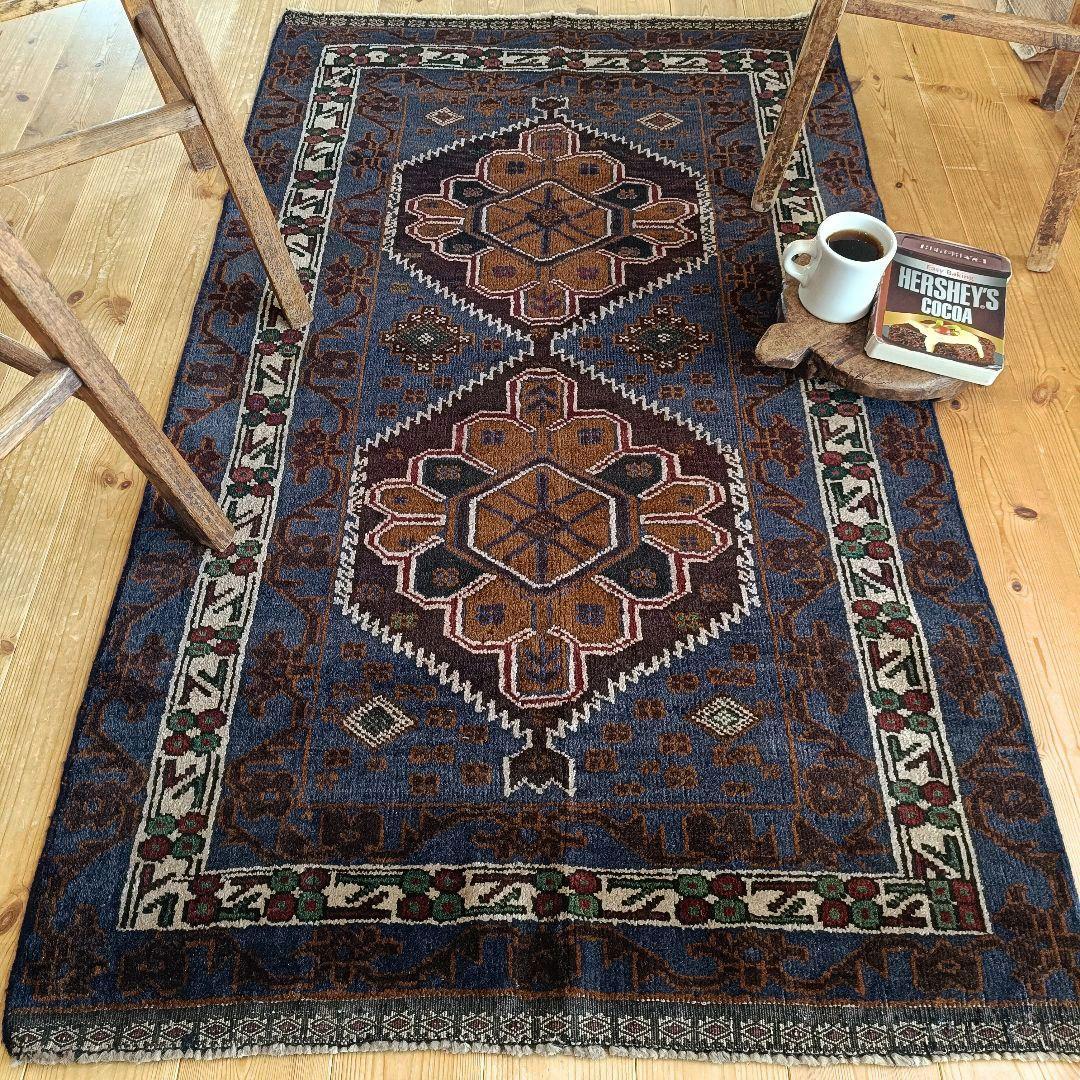 【限定セール】トライバルラグ ヴィンテージラグ アフガンラグ　ペルシャ