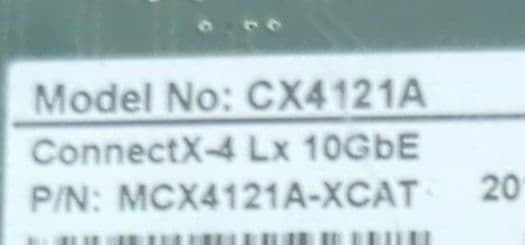 Mellanox ConnectX-4 CX4121A 10GbE拡張カード
