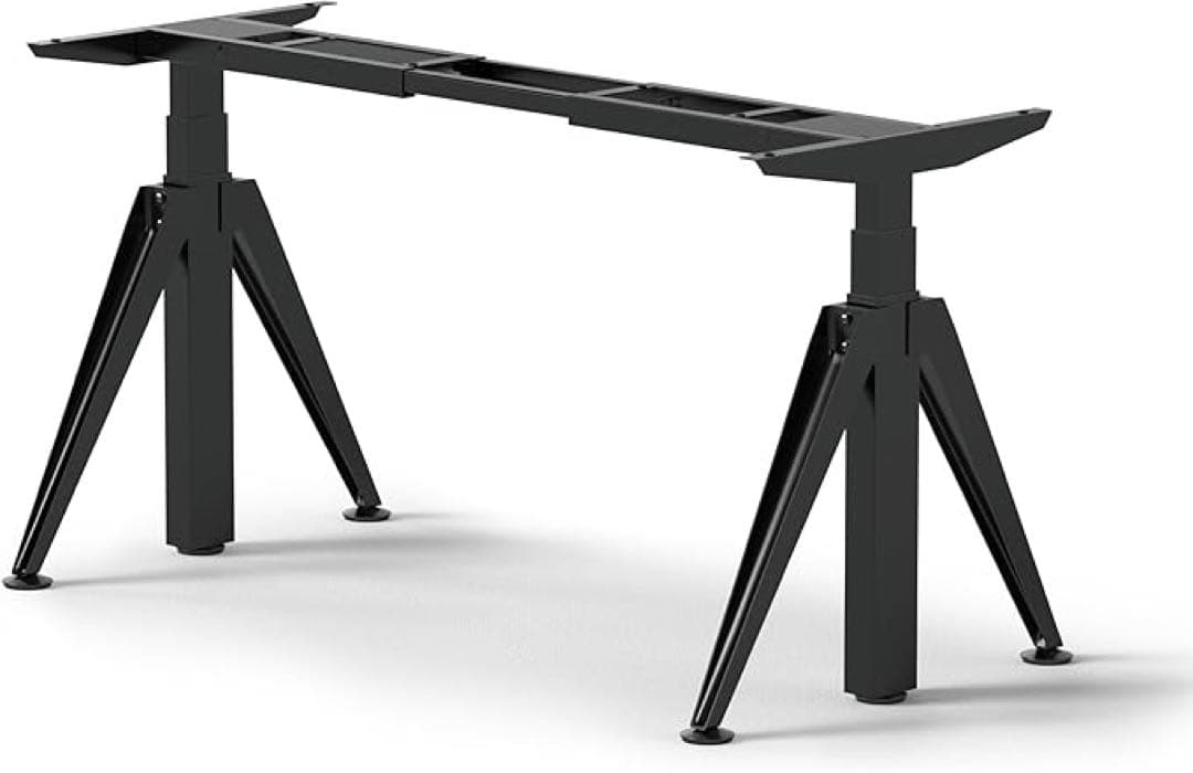 MOTTI K字型電動昇降デスク脚のみ高さ63-123cm耐荷100kg3段階