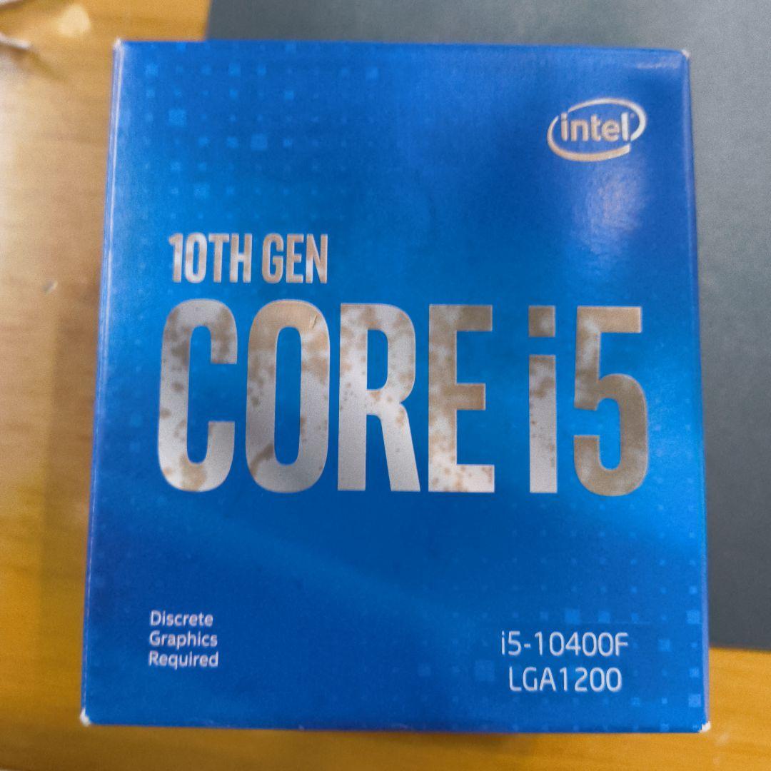 Intel Core i5 10400F 動作確認済み