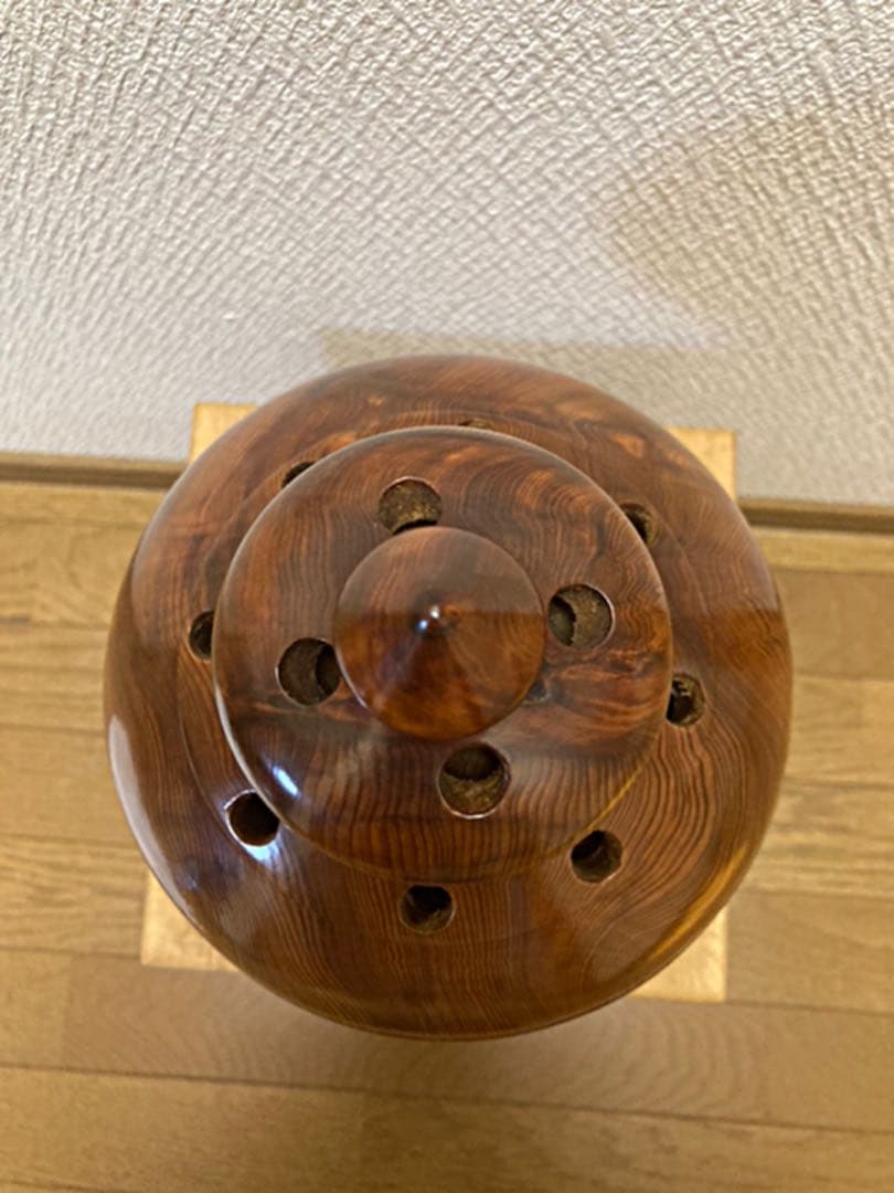 ⭐️極希少⭐️屋久杉⭐️刳抜香炉⭐️名工⭐️川下幸徳作⭐️⭐️屋久杉置物⭐️⭐️屋久杉食器⭐️