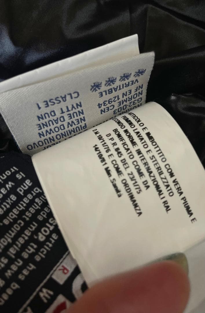 Moncler Grenoble トリコロール　ダウン　パンツ 　S