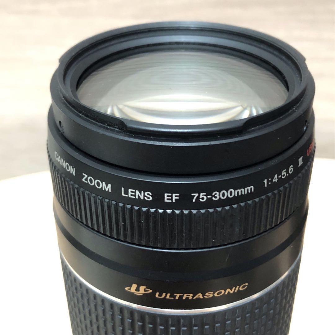 CANON EF28-80mm 75-300mm レンズ2本セット撮影可 現状渡