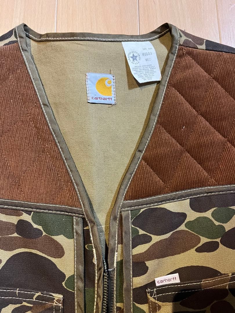 カーハート ダック 迷彩 カモフラ ハンティング ヴィンテージ アメリカ製
